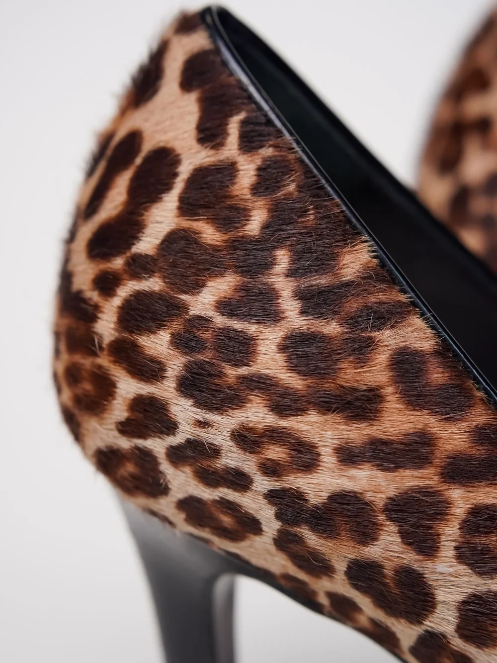 Lanvin Vintage Leopard Pony Hair Bow Pumps Heels 36.5 US 6.5